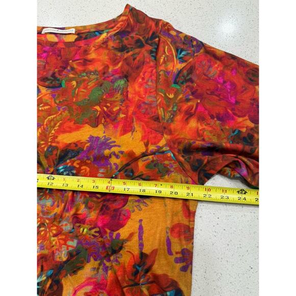 Peruvian Connection Bollywood Dress XL Caftan Maxi Boho Ethnic Print Resort Wear - Picture 3 of 9